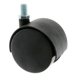Amig 14498 | rueda con espiga roscada 1501 | ø60 mm | nylon | negro