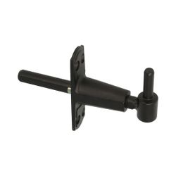 Amig 14550 | pernio regulable con ménsula 2976 | 90 x 25 mm | zamak | negro