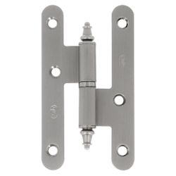 Amig 14558 | pernio 408c | 95 x 52 x 2 mm | acero | cromado mate - izquierda