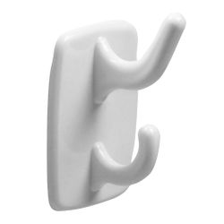 Amig 14814 | colgador adhesivo 204 | 40 x 24 x 24 mm | plástico | blanco