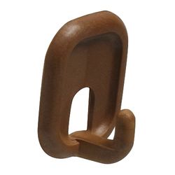 Amig 14817 | colgador adhesivo 206 | 45 x 37 x 21 mm | plástico | marrón