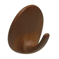 Amig 14820 | colgador adhesivo 207 | ø40 x 21 mm | plástico | marrón
