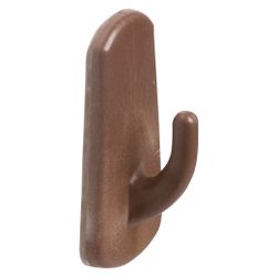 Amig 14823 | colgador adhesivo 208 | 52 x 28 x 21 mm | plástico | marrón