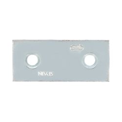 Amig 14846 | placa 1 | 37 x 16 x 1,5 mm | acero | zincado
