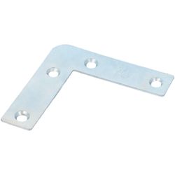 Amig 14896 | escuadra plana 1 | 60 x 15 x 0,9 mm | acero | zincado