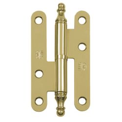 Amig 14952 | pernio 408e | 95 x 54 x 2 mm | acero | lacado dorado - derecha