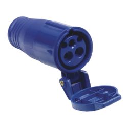 Amig 14964 | base aérea industrial schuko ip44 3245 | 130 x 54 mm | polipropileno | azul