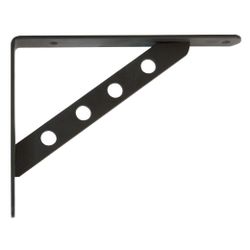Amig 15001 | palomilla reforzada 25 | 300 x 240 mm | acero | negro