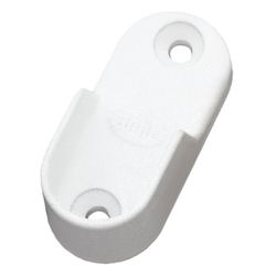 Amig 15182 | soporte tubo armario 7 | 30 x 15 x 45 mm | zamak | plata