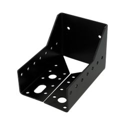 Amig 15242 | soporte para viga 354 | 80 x 82 x 122 x 2 mm | acero | negro