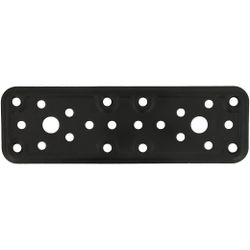 Amig 15249 | placa 500 | 160 x 50 x 2,2 mm | acero | negro