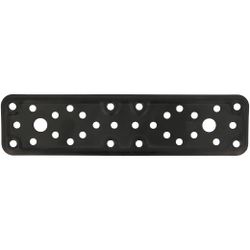 Amig 15250 | placa 500 | 200 x 50 x 2,2 mm | acero | negro