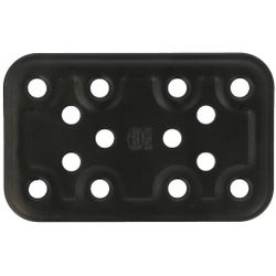 Amig 15251 | placa 500 | 80 x 50 x 2,2 mm | acero | negro
