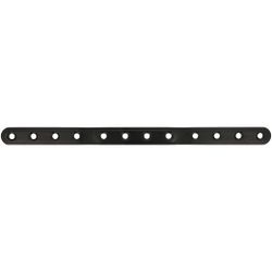 Amig 15261 | placa 505 | 312 x 20 x 2,5 mm | acero | negro