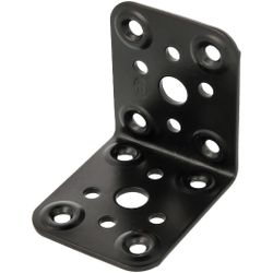 Amig 15264 | ángulo 300 | 60 x 50 x 2,2 mm | acero | negro