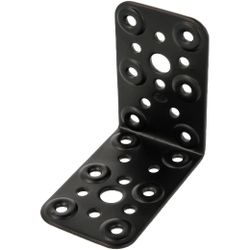 Amig 15265 | ángulo 300 | 80 x 50 x 2,2 mm | acero | negro
