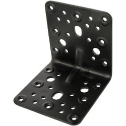 Amig 15268 | ángulo 303 | 103 x 100 x 3 mm | acero | negro
