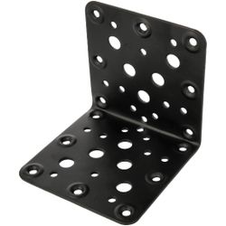 Amig 15269 | ángulo 304 | 100 x 100 x 2,2 mm | acero | negro