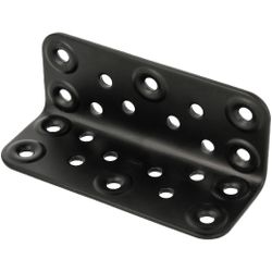 Amig 15270 | ángulo 304 | 40 x 100 x 2,2 mm | acero | negro