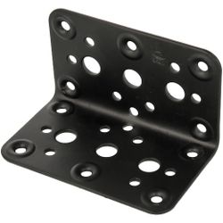 Amig 15271 | ángulo 304 | 60 x 100 x 2,2 mm | acero | negro