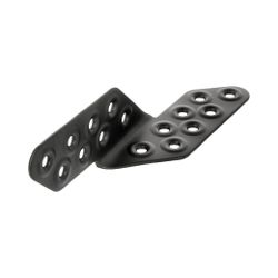 Amig 15273 | ángulo 305 | 170 x 35 x 2,2 mm | acero | negro - izquierda