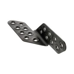 Amig 15274 | ángulo 305 | 170 x 35 x 2,2 mm | acero | negro - derecha