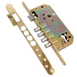 Amig 15479 | cerradura 101 base | 50/85 | acero | latonado barnizado