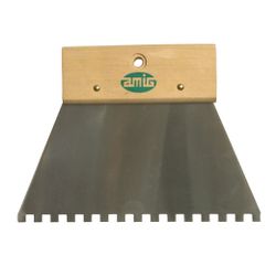 Amig 15527 | espátula dentada 4650 | 180 mm | acero | mango madera