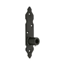 Amig 15697 | pernio regulable 8060 | 170 x 35 x 4 mm | acero | negro