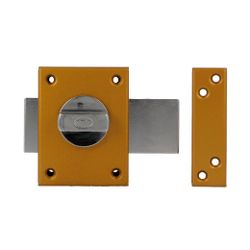 Amig 15890 | cerradura sobreponer 85 | 85 x 65 mm | acero | esmaltado oro