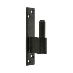 Amig 15910 | pernio simple 8000 | 130 x 25 x 4 mm | acero | negro