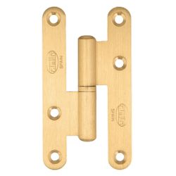Amig 1627 | pernio perfil laminado 405 | 80 x 41 x 2,3 mm | latón | mate - izquierda