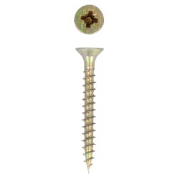 Amig 16506 | tirafondo cabeza plana pozidrive | ø5 x 40 mm | acero | bicromatado