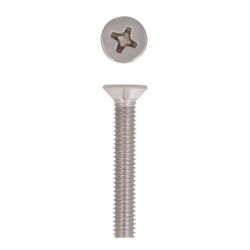 Amig 16763 | tornillo cabeza plana | m6 x 20 mm | acero inoxidable | mate