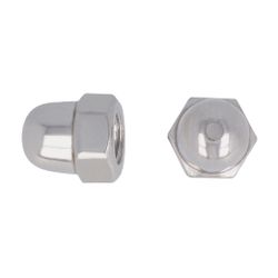 Amig 16819 | tuerca autoblocante | m4 | acero inoxidable | mate