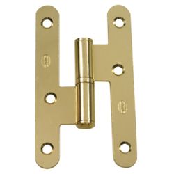 Amig 17403 | pernio 409c | 100 x 56 x 2 mm | acero | lacado dorado - izquierda