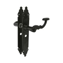 Amig 17433 | manilla con placa 100pw | 280 x 44 mm | placa de acero, tirador de zamak | negro