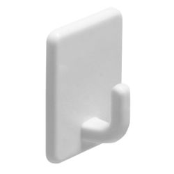 Amig 17459 | colgador adhesivo 209 | 48 x 37 x 21 mm | plástico | blanco