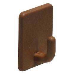Amig 17460 | colgador adhesivo 209 | 48 x 37 x 21 mm | plástico | marrón