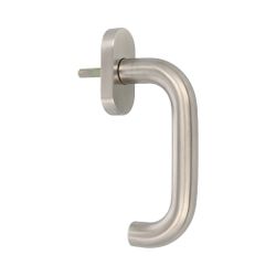 Amig 17536 | manilla para ventana 3v | 66 x 31 mm | acero inoxidable 18/8 | mate