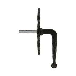 Amig 17590 | manilla para ventana 121 | 100 x 22 mm | placa de acero, tirador de zamak | negro