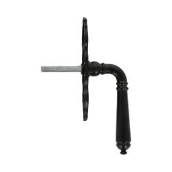 Amig 17591 | manilla para ventana 122 | 100 x 22 mm | placa de acero, tirador de zamak | negro