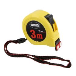 Amig 17598 | flexómetro 53 | 3 m x 16 mm | amarillo/negro
