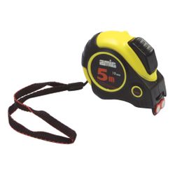 Amig 17603 | flexómetro 54 | 5 m x 19 mm | amarillo/negro