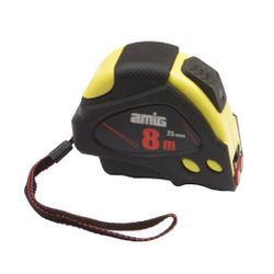 Amig 17604 | flexómetro 55 | 8 m x 25 mm | amarillo/negro