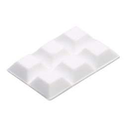 Amig 17656 | protector adhesivo 413 | 20 x 20 mm | goma | blanco