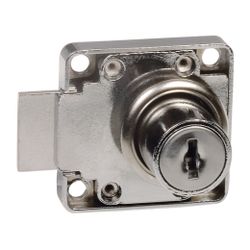 Amig 17742 | cerradura mueble 7 | 40 x 40 mm | acero | niquelado - derecha
