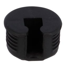Amig 17769 | soporte oculto fijación estantes 41 | m6 - ø20 x 12 mm | plástico | negro