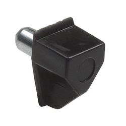 Amig 17795 | soporte plástico para baldas 161 | ø5 x 18 x 10 mm | plástico | negro