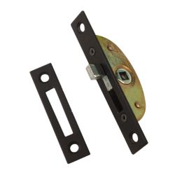 Amig 17935 | falleba de embutir 21 | 100 x 42 mm | acero | negro mate